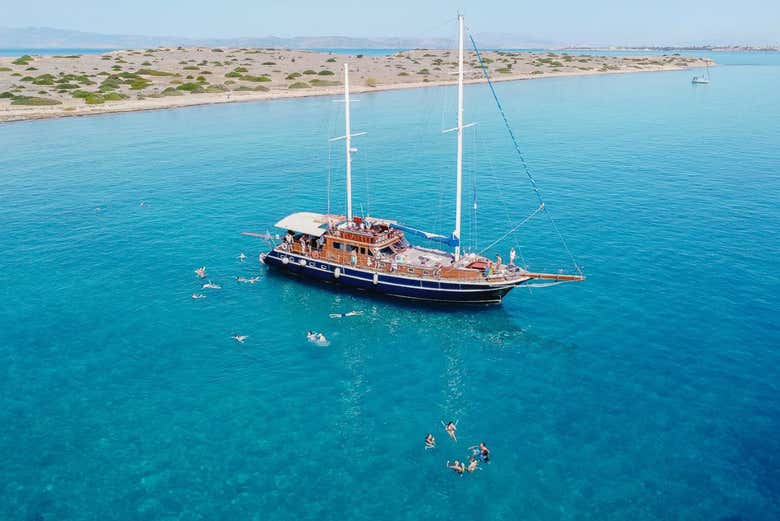 Balade en bateau sur la Riviera d'Athènes