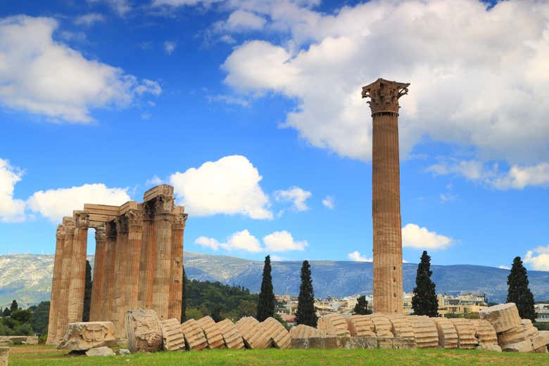 Colonnes du temple de Zeus