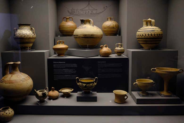 Des œuvres du musée d'art cycladique d'Athènes