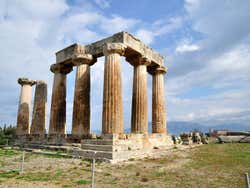 Corinthe, Temple d'Apollon
