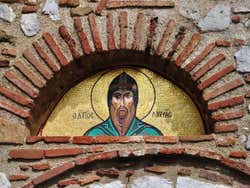 Monastère d'Osiou Louka, mosaïque