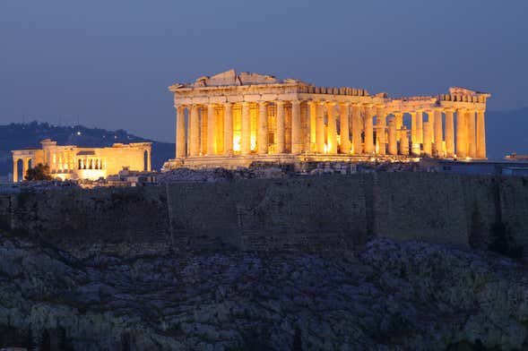 Visite de nuit dans Athènes